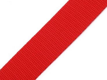 Gurtband 20mm breit Rot